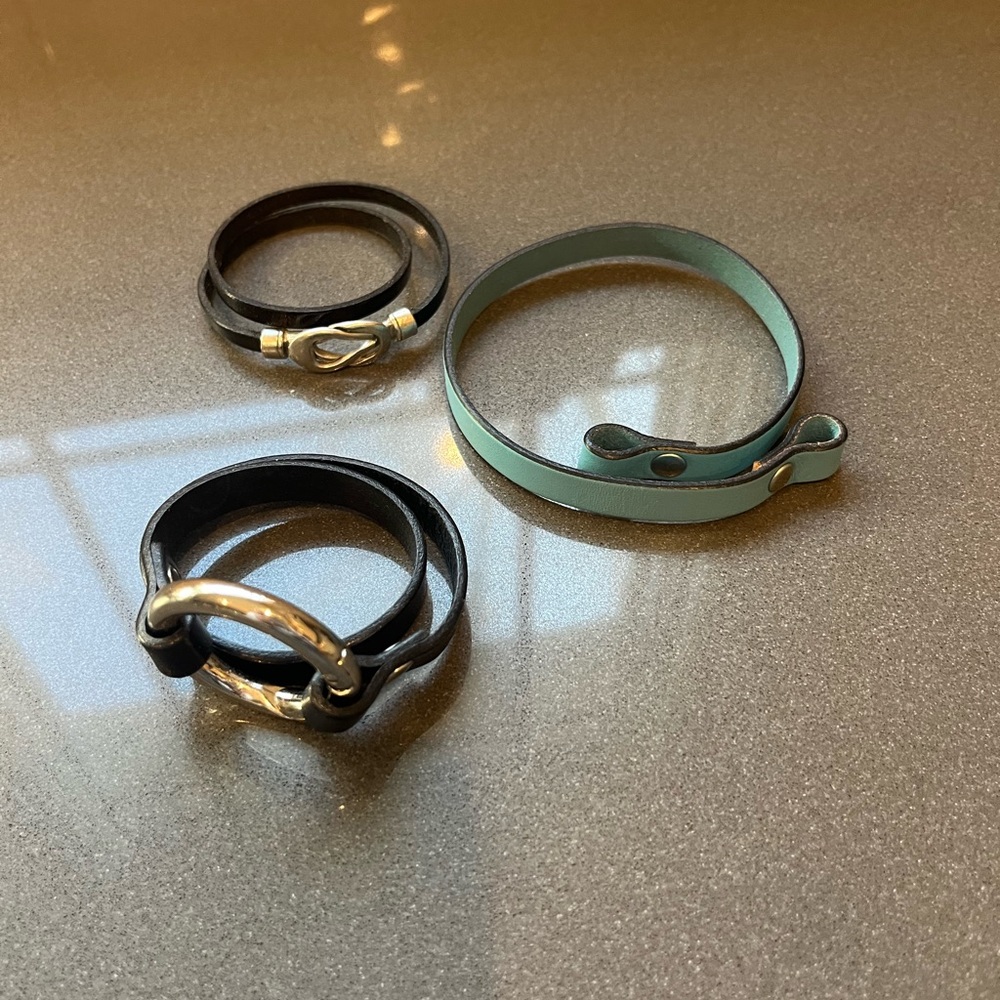 Leather Wrap Bracelet Set